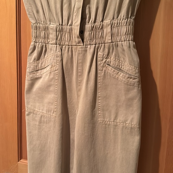 XS tan Pistola Straightleg Jumpsuit - Picture 5 of 7